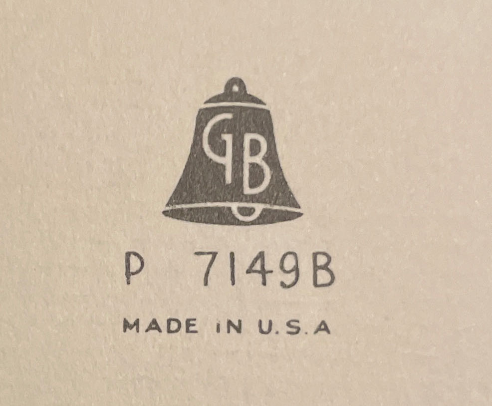 Golden Bell - Valentine - Teacher - P 7149B - French Fold (Valentine) ornament collectible - Main Image 3