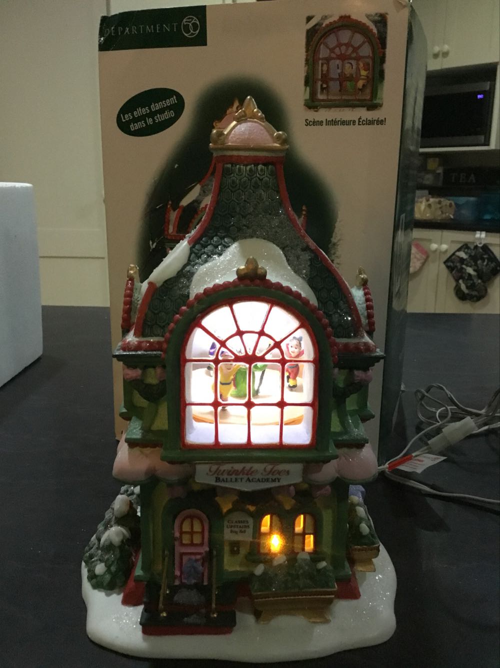 Twinkle Toes Ballet Academy - North pole series ornament collectible [Barcode 734409476189] - Main Image 2