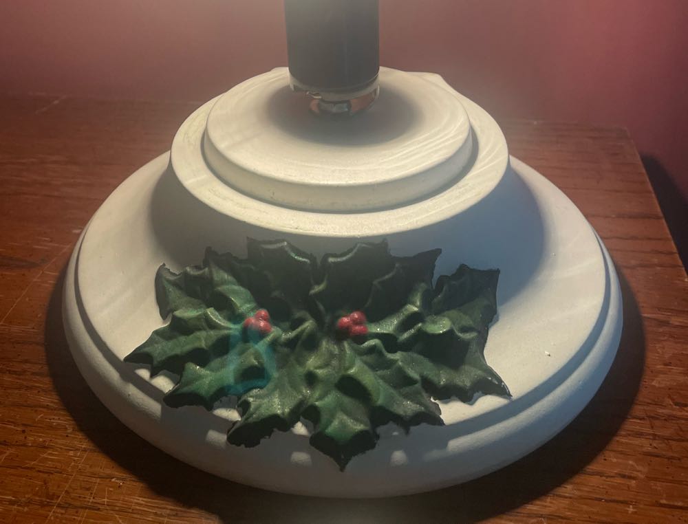 Ceramic - Nowell - #340 - Original Christmas Tree & Base - Christmas Tree (Ceramic) ornament collectible - Main Image 2