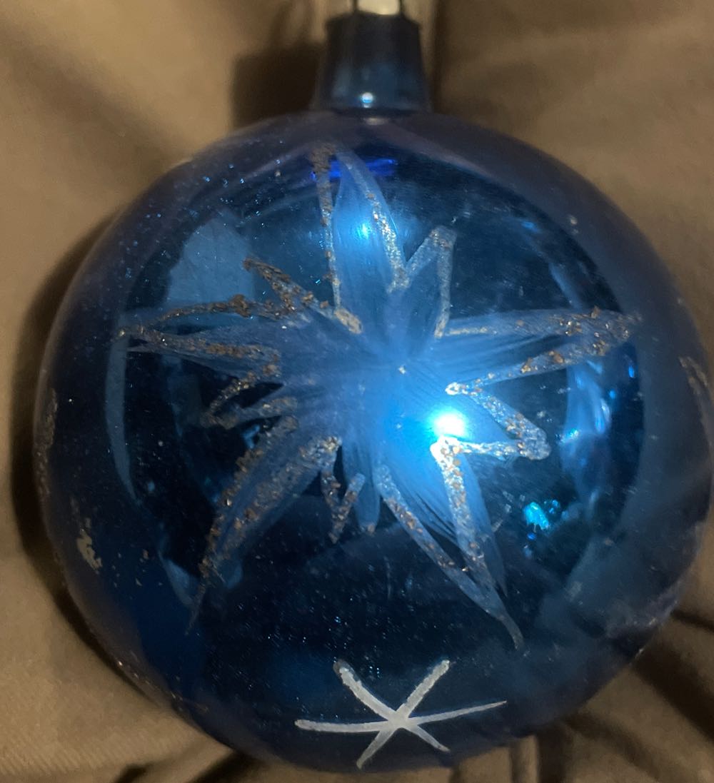 Poland - Round - Stars - Blue - Stencil (Round) ornament collectible - Main Image 2