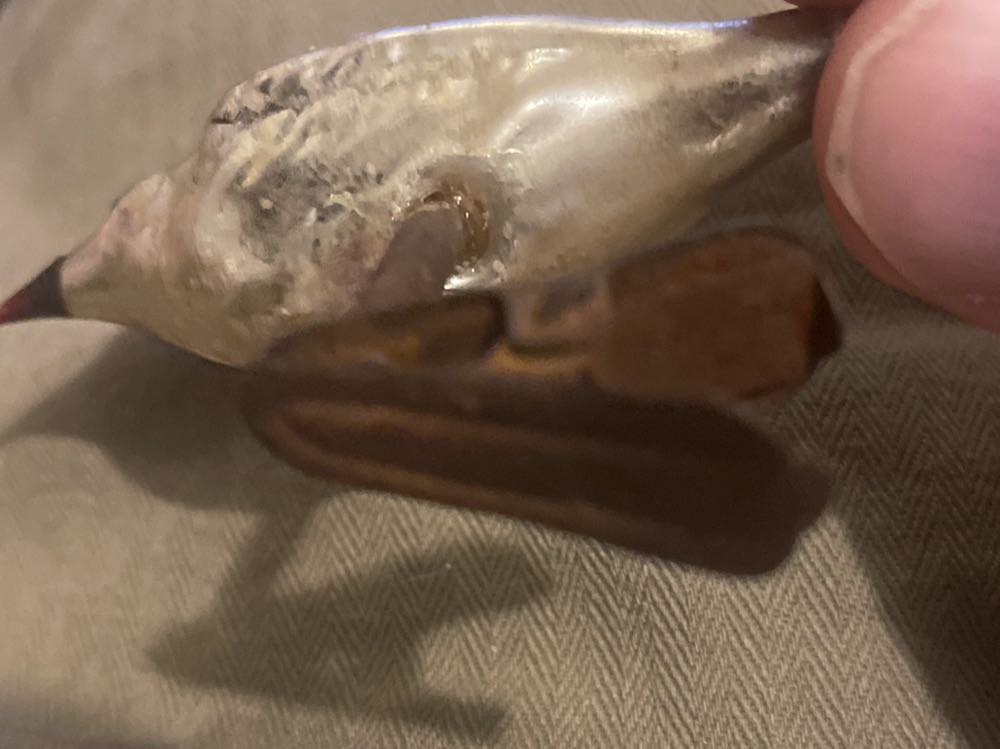 Feather Tree - Clip On - Bird - Fiberglass Tail - Bird (Clip On) ornament collectible - Main Image 3