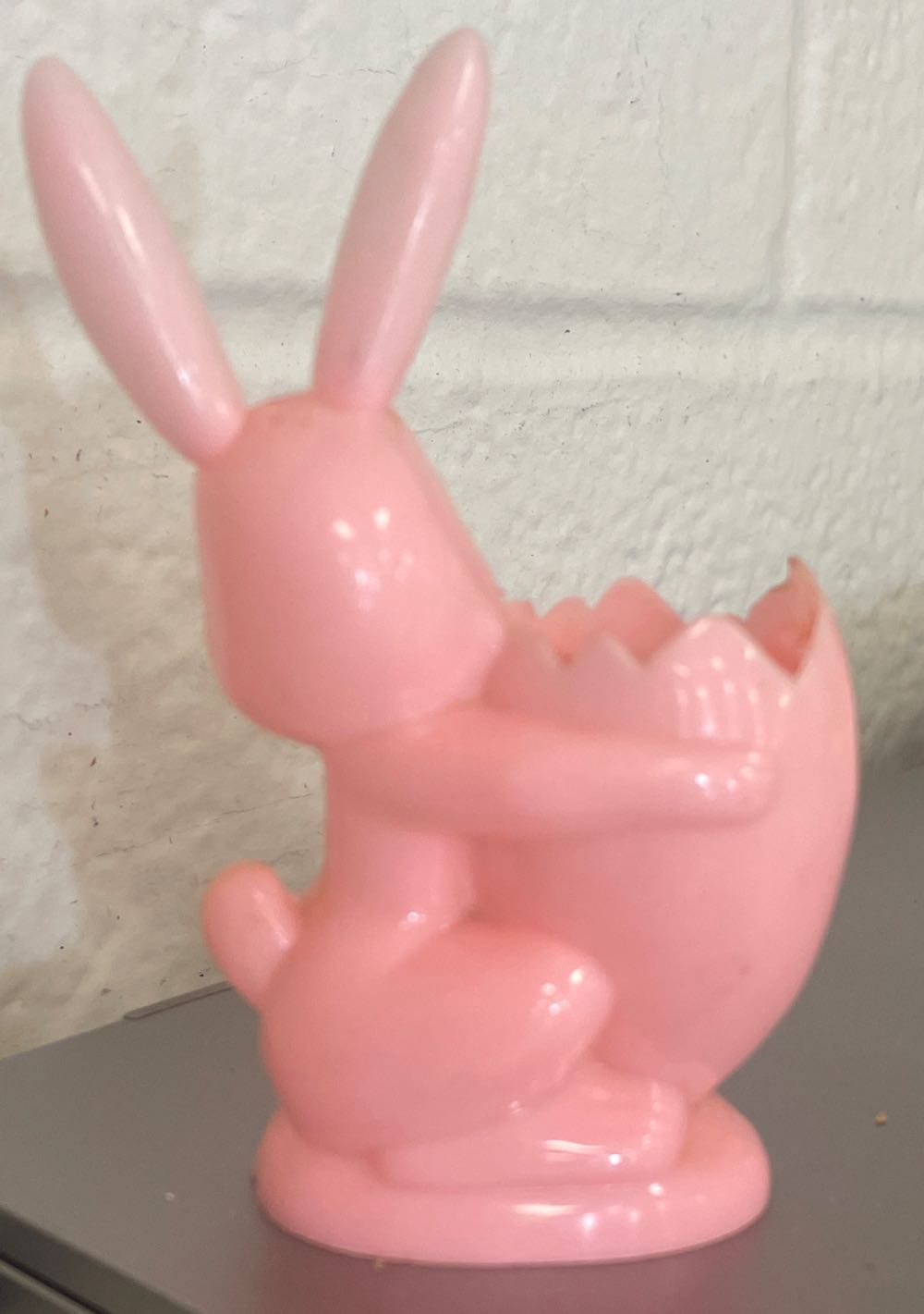Rosbro - Easter - Bunny Holding Egg - Candy Container - Rabbit (Candy Container) ornament collectible - Main Image 2