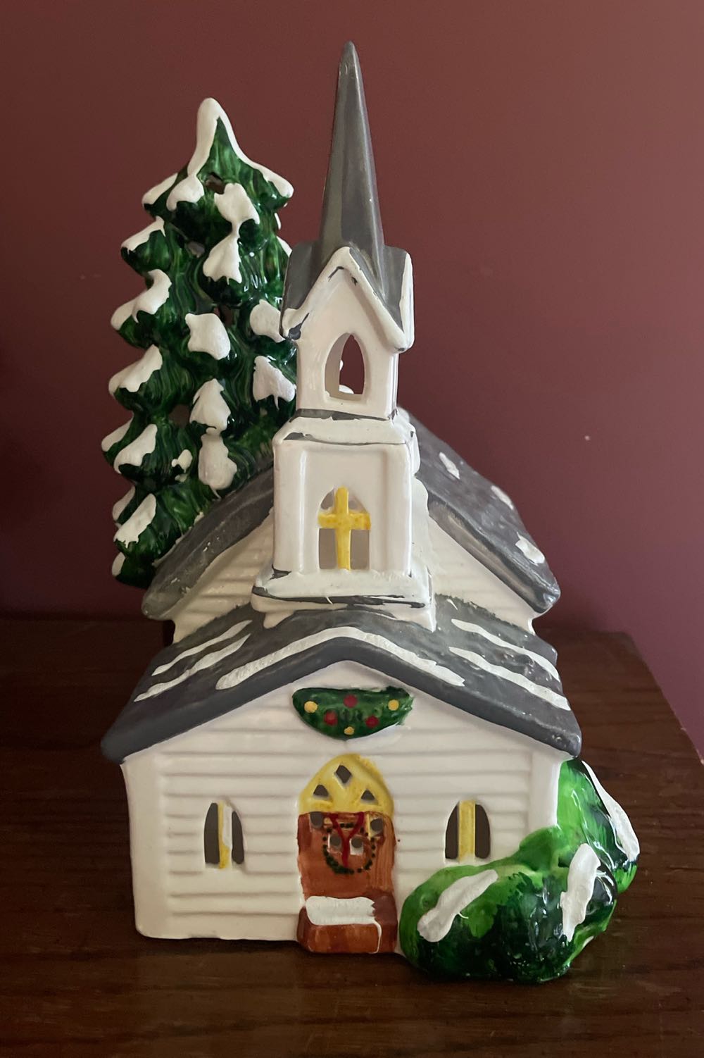 Dept. 56 - Original Snow Village - Christmas - Building - Countryside Church - 56.50583 - Original Snow Village - Building (Light Up Village) ornament collectible - Main Image 1