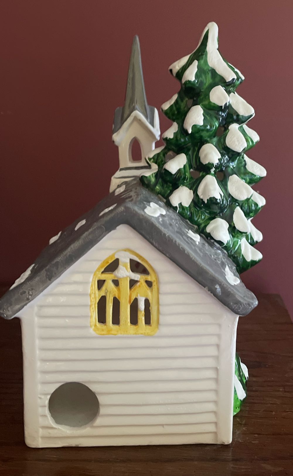 Dept. 56 - Original Snow Village - Christmas - Building - Countryside Church - 56.50583 - Original Snow Village - Building (Light Up Village) ornament collectible - Main Image 3