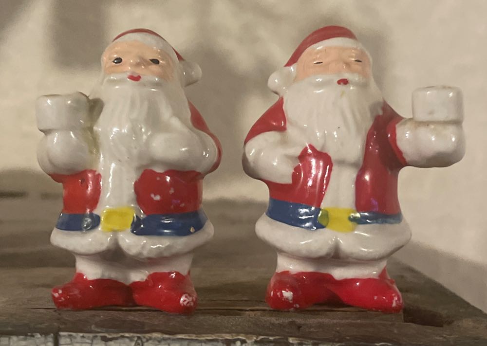 Japan - Candle Holder - Santa - Cup Held Close - Santa (Candle Holder) ornament collectible - Main Image 4