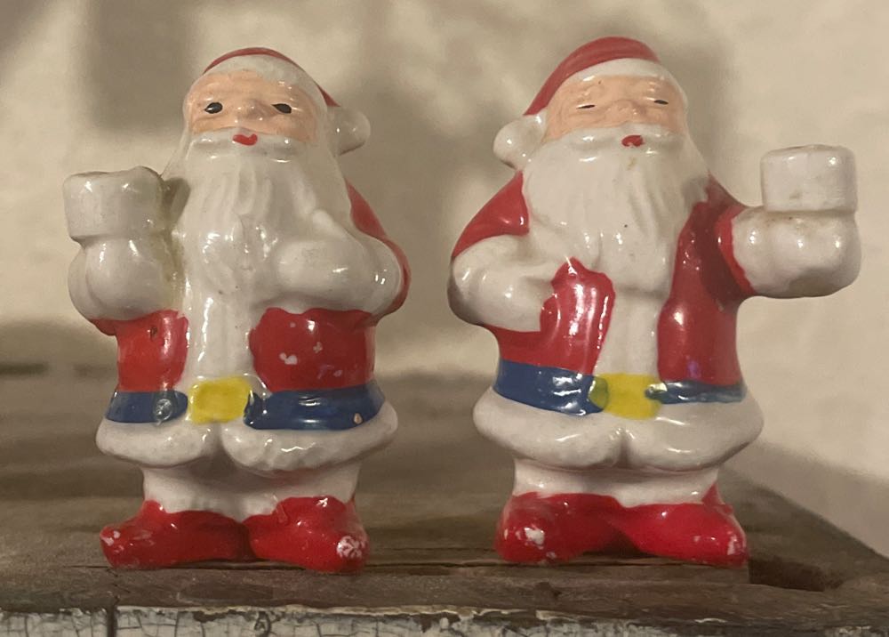 Japan - Candle Holder - Santa - Cup Held Out - Santa (Candle Holder) ornament collectible - Main Image 3