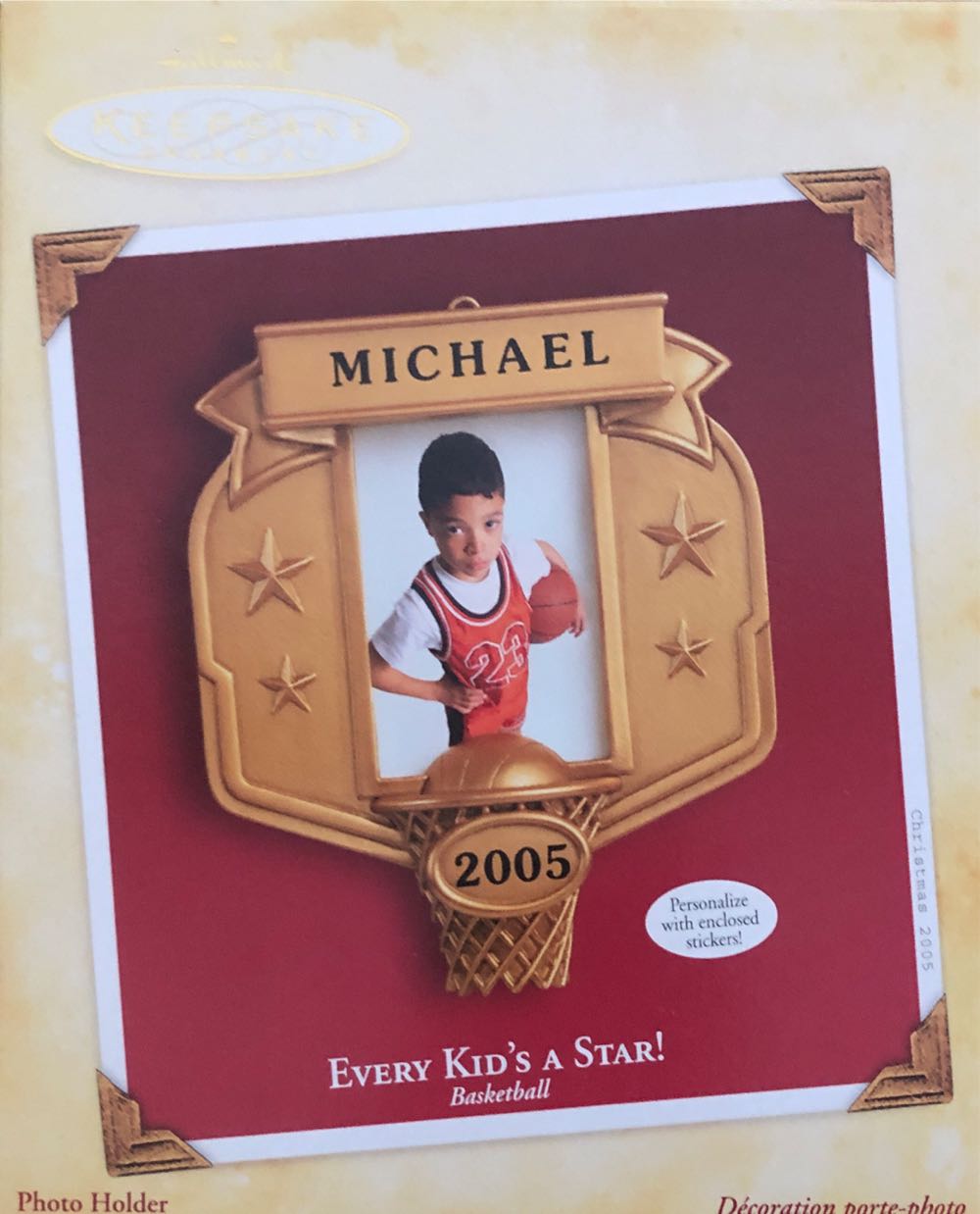 **Every Kid’s A Star Basketball  ornament collectible [Barcode 015012870459] - Main Image 2