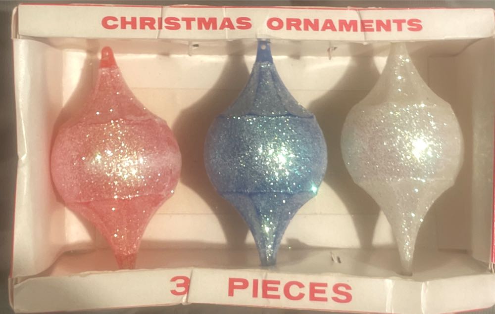 Jewelbrite - (Set 22) - Teardrop - Blue - Crystal - Crystal (Teardrop) ornament collectible - Main Image 2