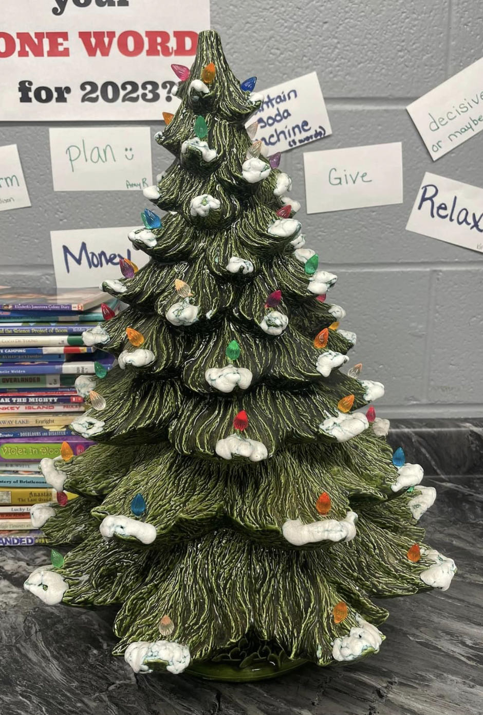 Ceramic - Nowell - #340 - Extensions - 342a, 342b - Tree (Ceramic) ornament collectible - Main Image 2