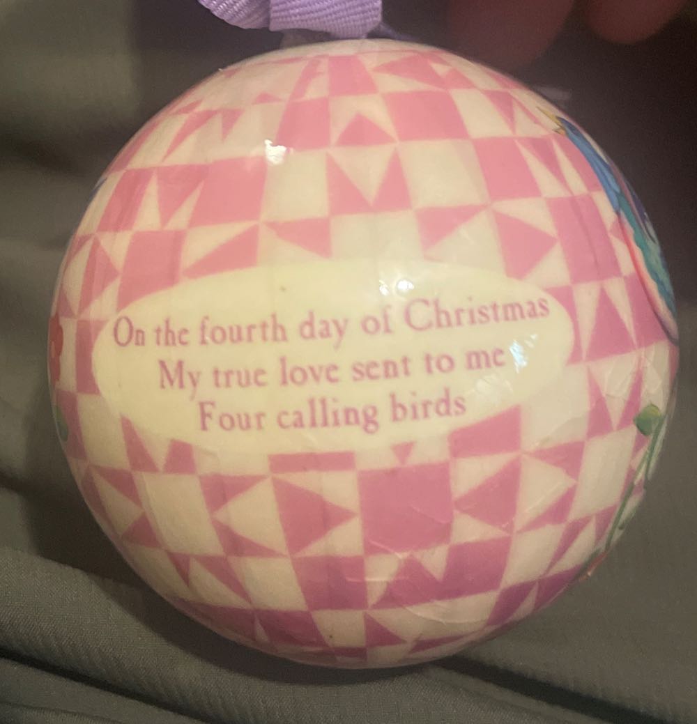 Jim Shore - 12 Days Of Christmas - 2006 - 4 Calling Birds - 12 Days Of Christmas (Collection) ornament collectible - Main Image 2