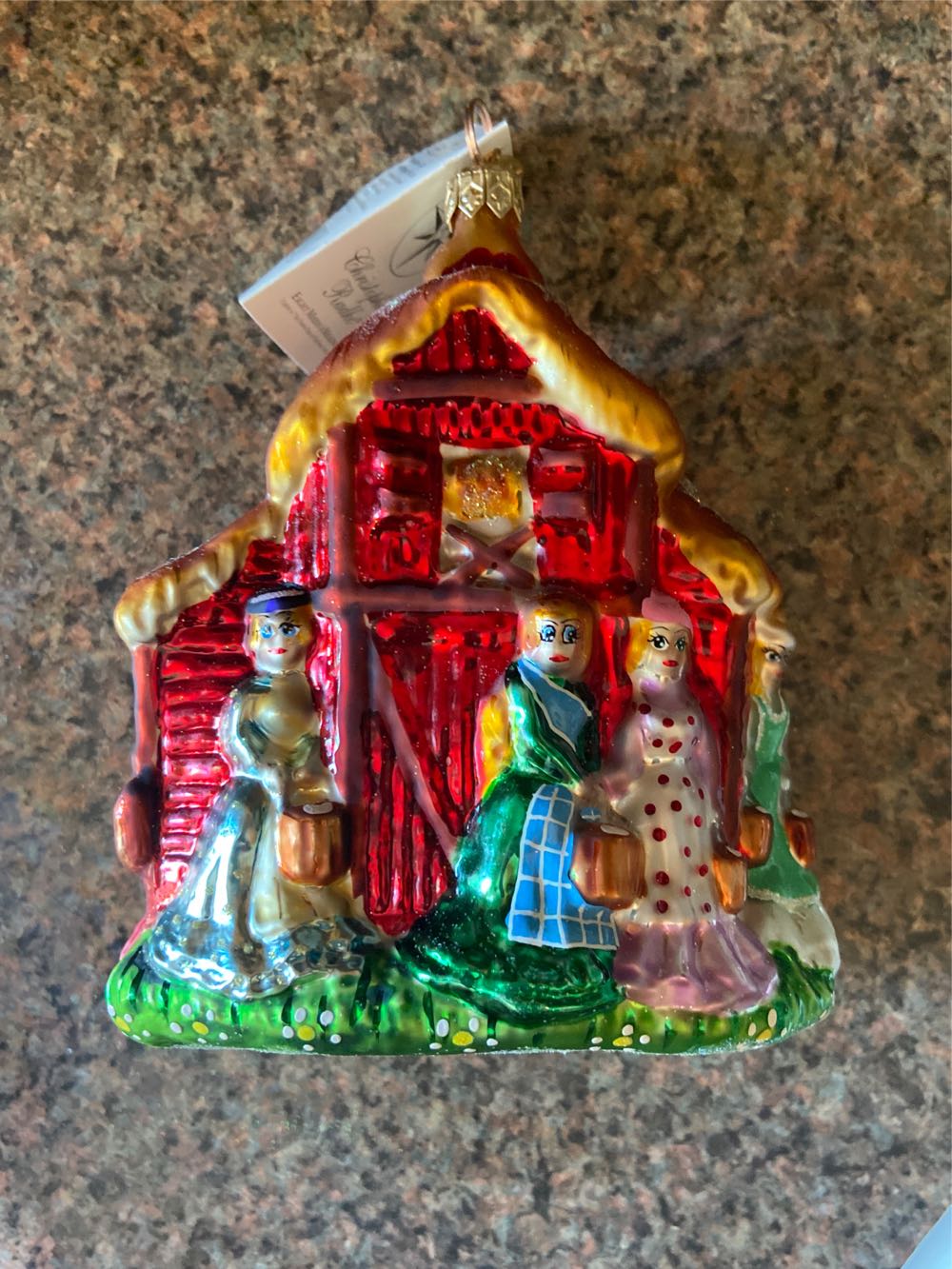 12 Days Of Christmas: 8 Eight Maids A Milking  (The 12 Days Of Christmas) ornament collectible - Main Image 2