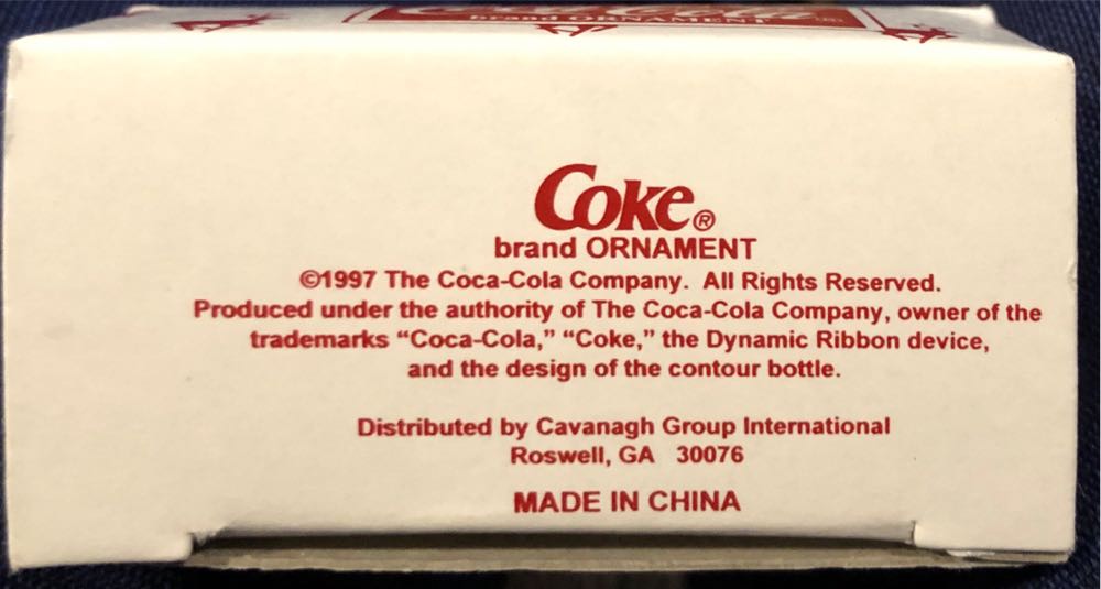 Cavanagh Elf Carrying Coke 6 Pack  ornament collectible - Main Image 3