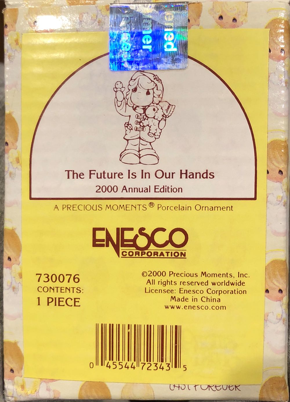 The Future Is in Our Hands - Precious Moments Ornaments (Christmas) ornament collectible [Barcode 045544723435] - Main Image 2
