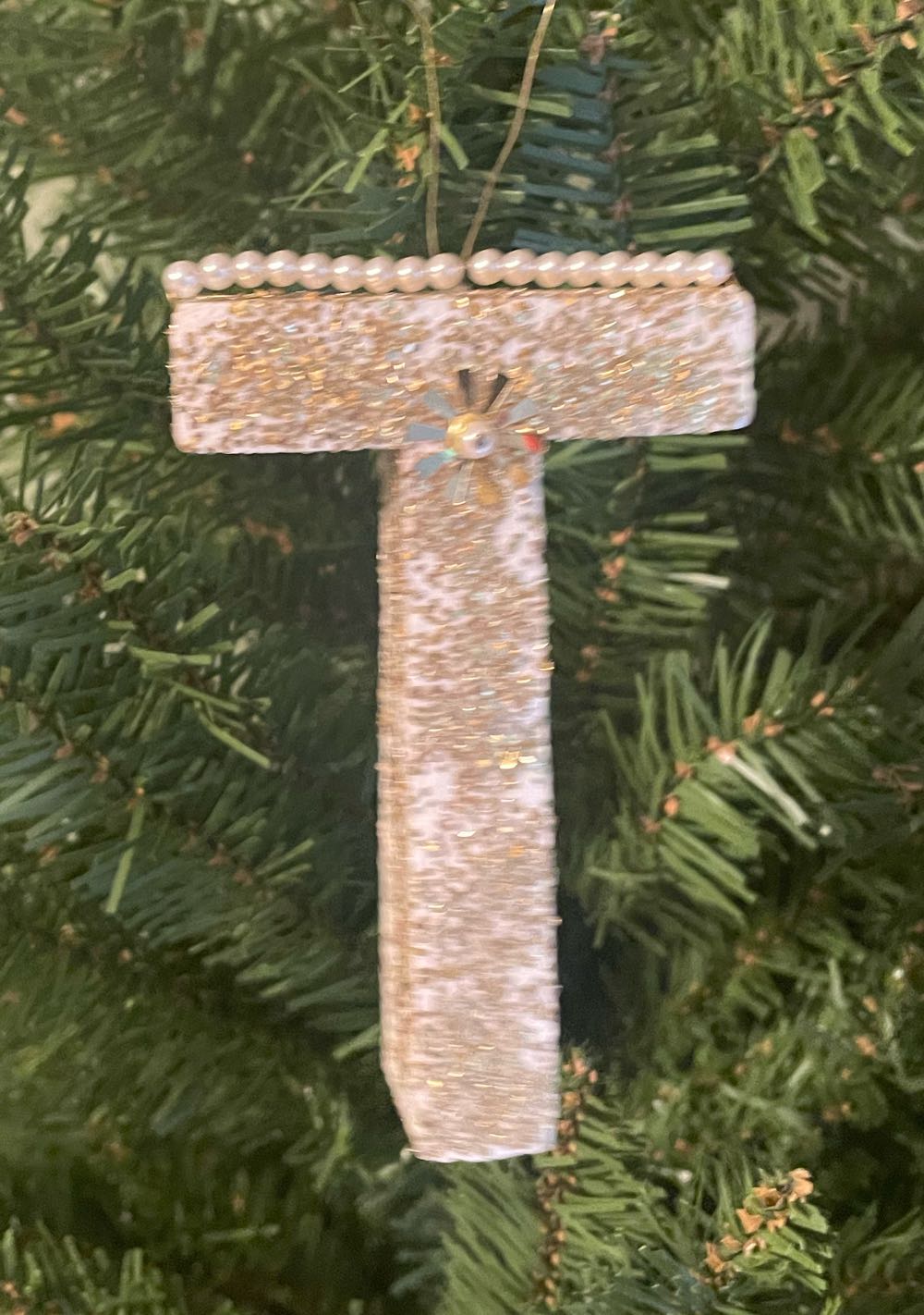 Czechoslovakia - Bell - Red, White, Glitter