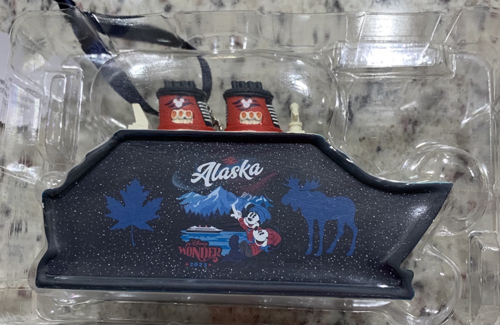 Disney Wonder Alaska Cruise  ornament collectible - Main Image 2