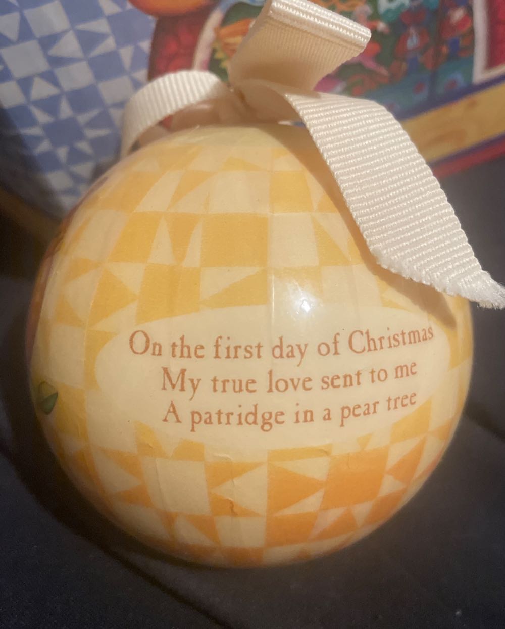 Jim Shore - 12 Days Of Christmas - 2006 - Partridge In A Pear Tree - 12 Dsys Of Christmas (Collection) ornament collectible - Main Image 2