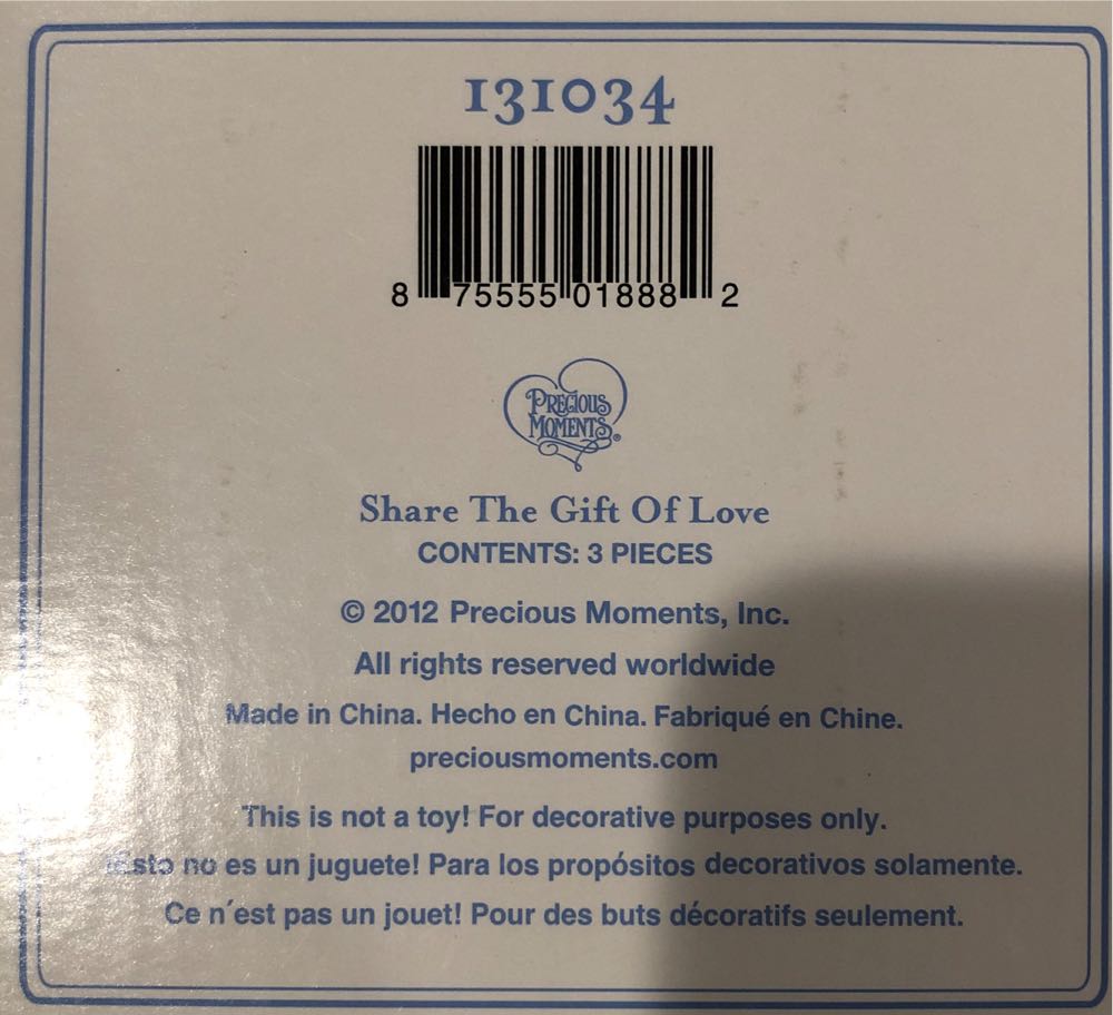 Precious Moments Nativity Set’we Three Kings’ Christmas ...  ornament collectible [Barcode 875555018882] - Main Image 2