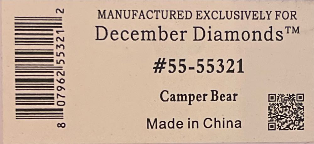 Camper Bear - Poke The Bear ornament collectible [Barcode 807962553212] - Main Image 2