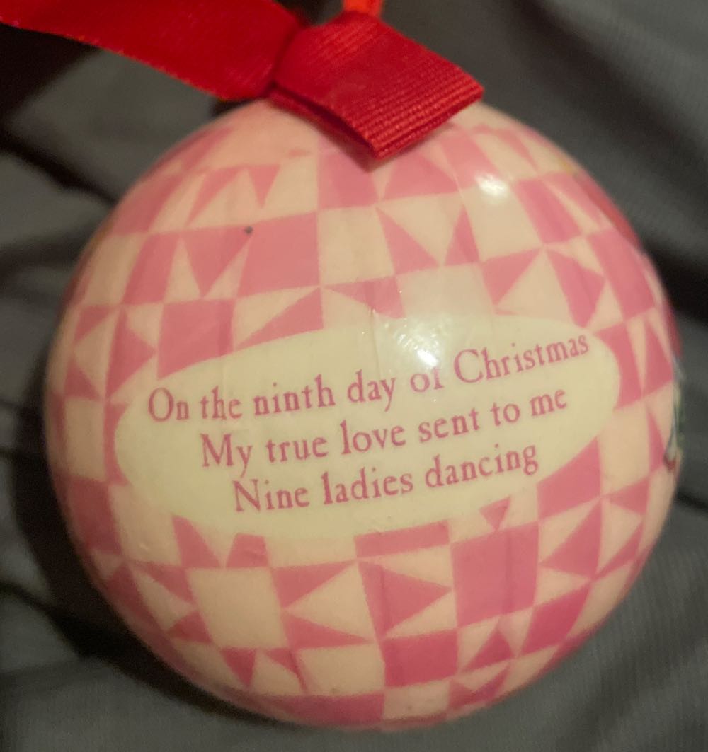 Jim Shore - 12 Days Of Christmas - 2006 - 9 Ladies Dancing - 12 Days of Christmas (Collection) ornament collectible - Main Image 2