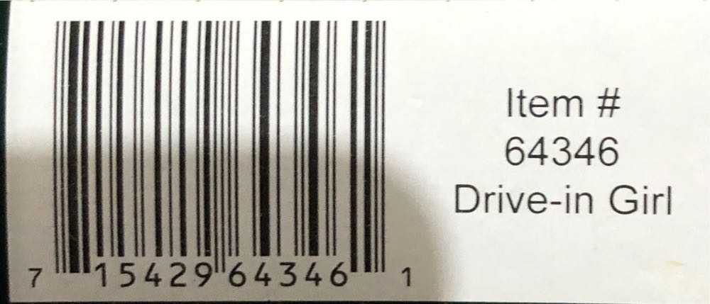 Town Square Collection Coca Cola Drive In Vintage Girl #64346  ornament collectible [Barcode 715429643461] - Main Image 3