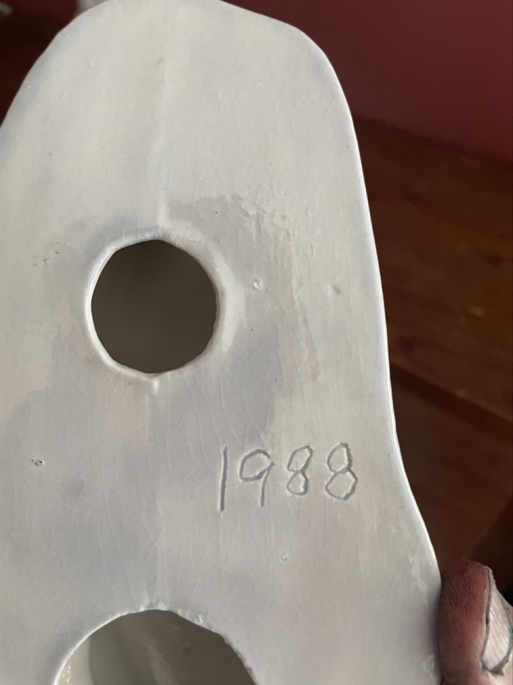 Ceramic - Provincial - Nativity - Animal - Cow - P536 - Animals (Nativity) ornament collectible - Main Image 3