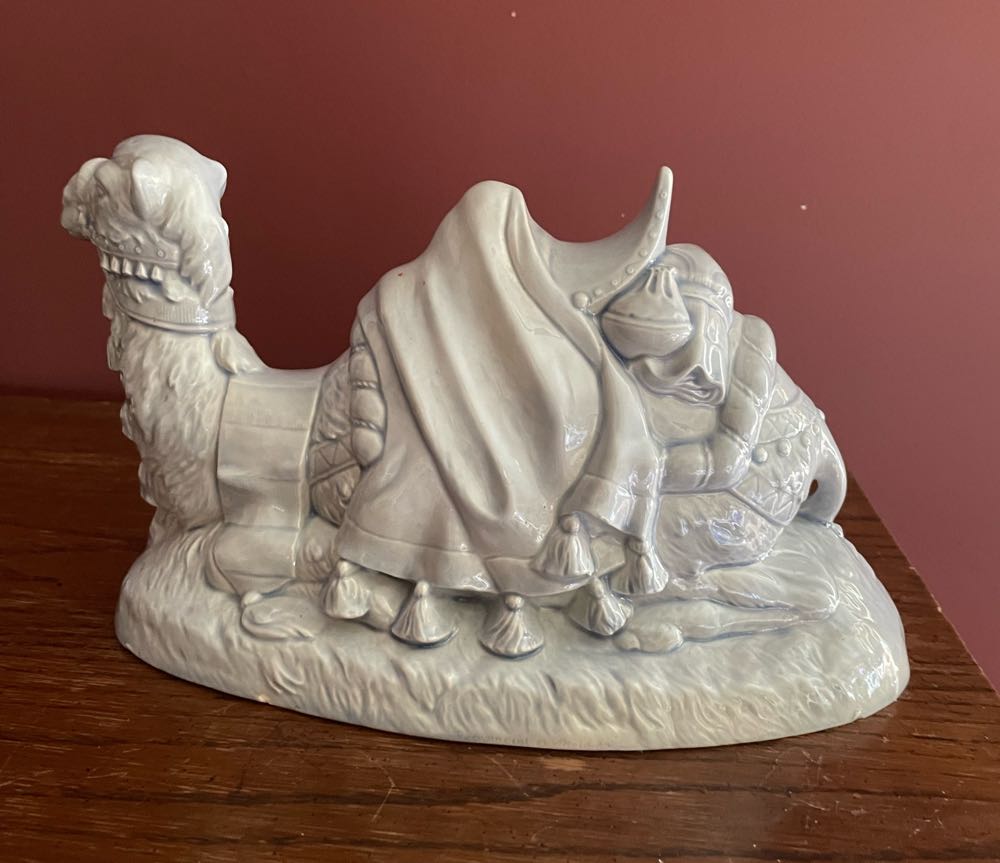 Ceramic - Provincial - Nativity - Animal - Camel - Laying - P530 - Animals (Nativity) ornament collectible - Main Image 2
