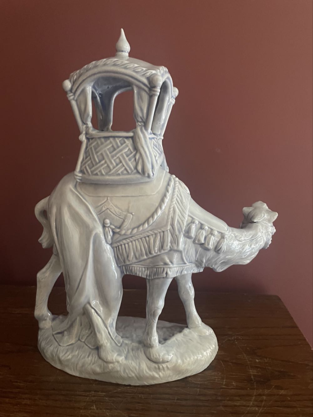 Ceramic - Provincial - Nativity - Animal - Camel With Canopy - P531 - Animals (Nativity) ornament collectible - Main Image 2