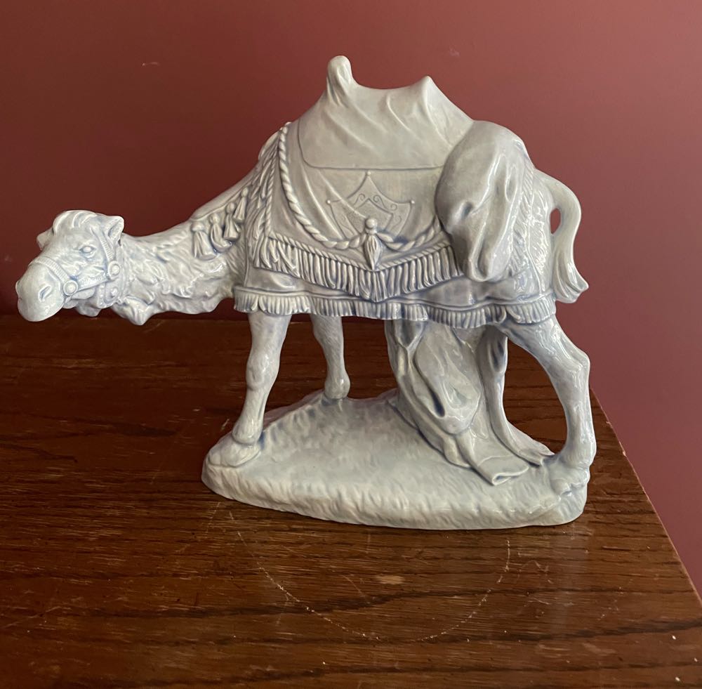 Ceramic - Provincial - Nativity - Animal - Camel With Canopy - P531 - Animals (Nativity) ornament collectible - Main Image 3