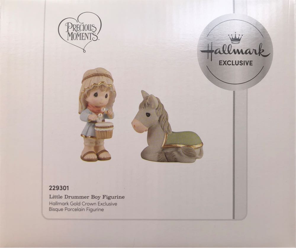 Precious Moments Little Drummer Boy And Donkey Figurines Set Of 2  (Precious Moments) ornament collectible [Barcode 842181128377] - Main Image 2