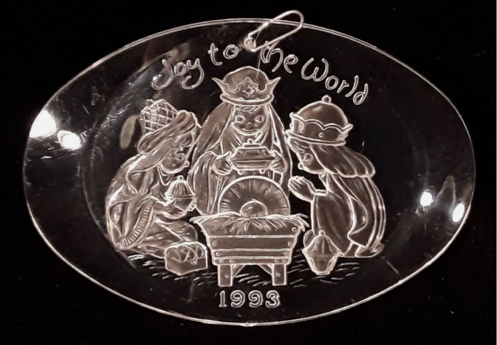 Lincoln House - 1993 - Acrylic - Three Kings - “Joy To The World” - Christmas Treasures (Collectible Series) ornament collectible - Main Image 1