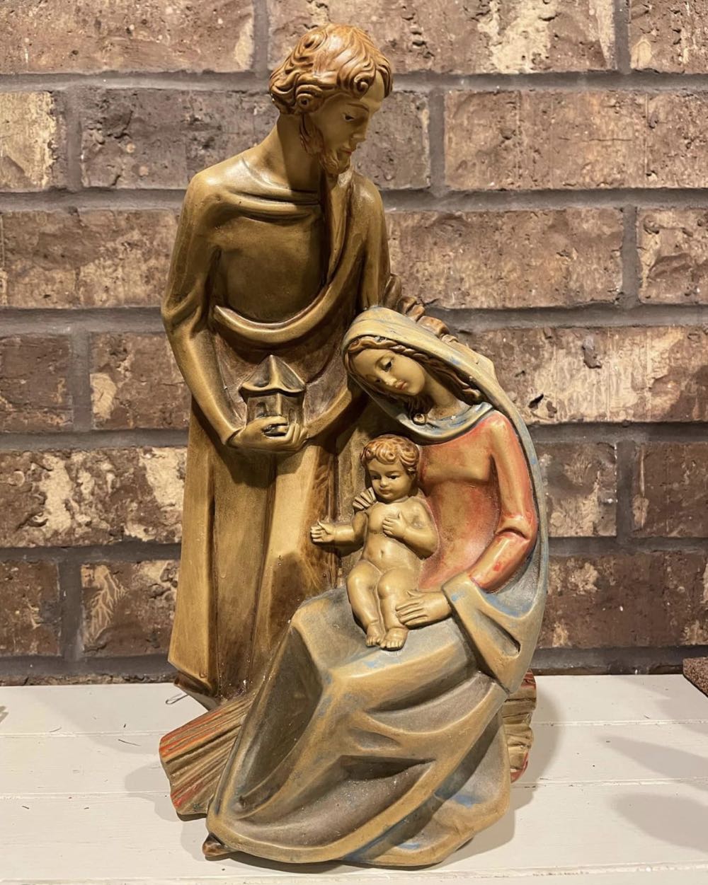 Chrismon - Latin Cross With Alpha & Omega