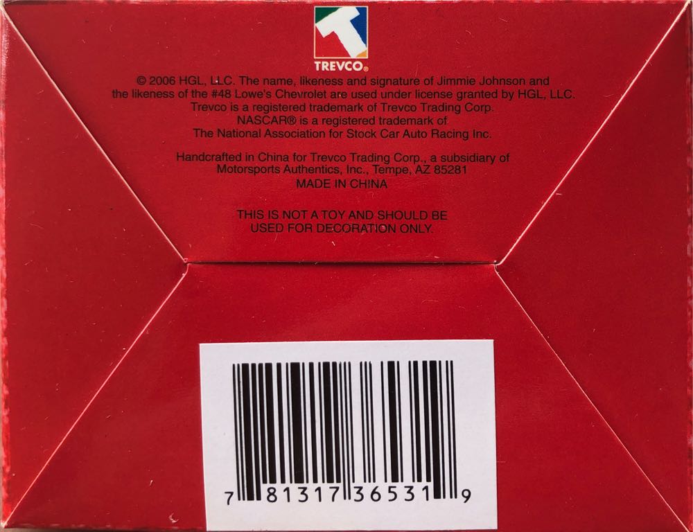 Jimmie Johnson #48  ornament collectible [Barcode 781317365319] - Main Image 3