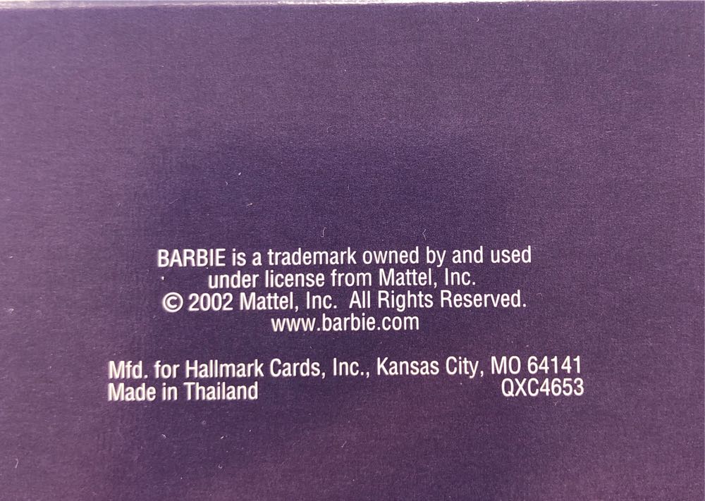 2002 Barbie Hallmark  ornament collectible - Main Image 4