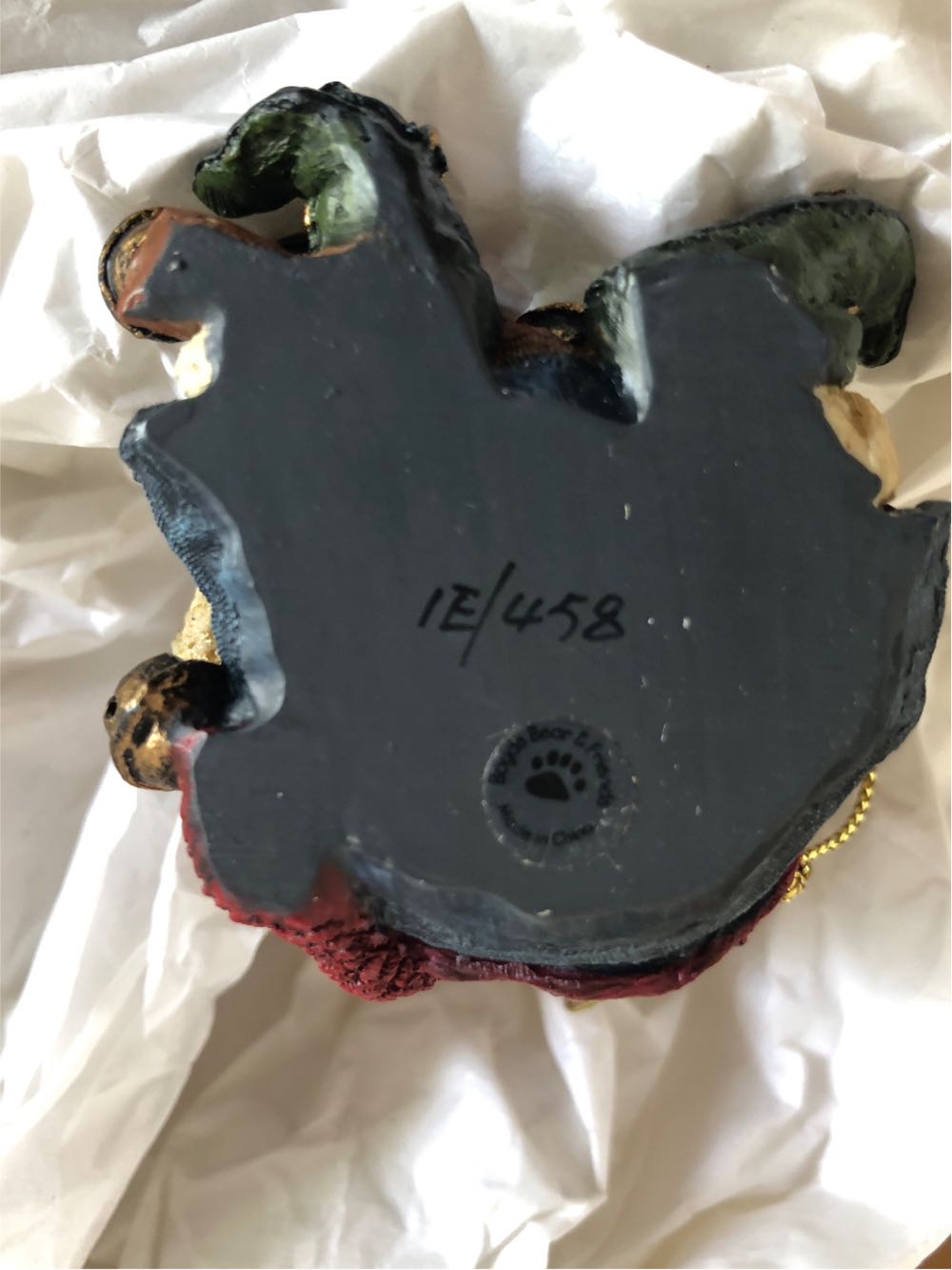 Boyd’s Bear: Bear With Bells  ornament collectible - Main Image 3