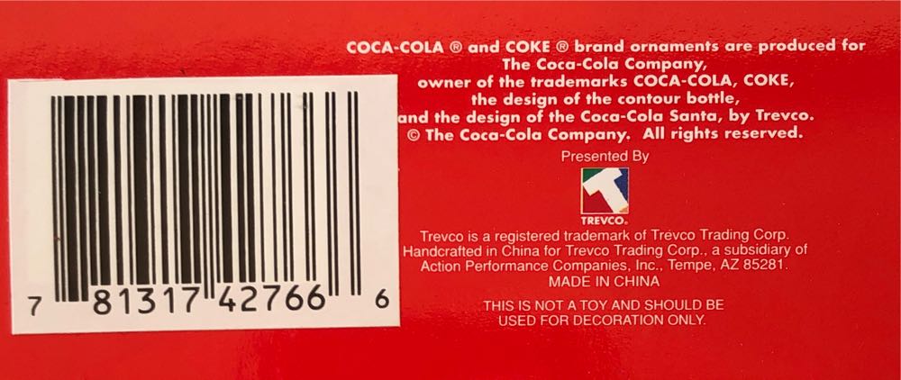 Coca-Cola Polar Bear Mini Ornaments  ornament collectible [Barcode 781317427666] - Main Image 2