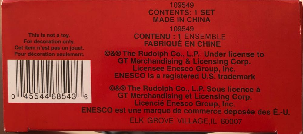 Rudolph Miniature Ornaments  ornament collectible [Barcode 045544685436] - Main Image 2