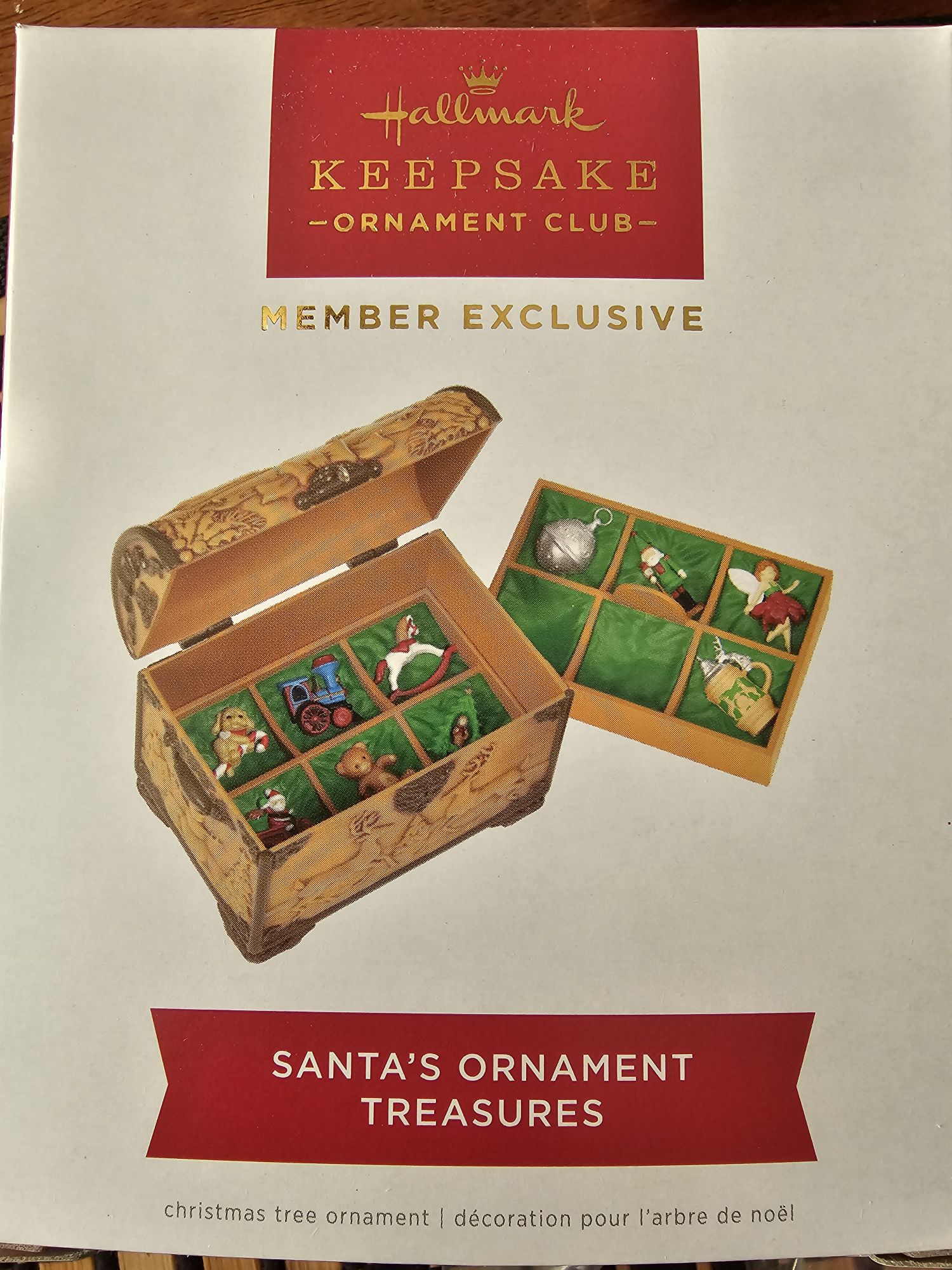 Santa’s Ornament Treasures - Hallmark KOC Member Exclusive (Hallmark Club Member Exclusive) ornament collectible - Main Image 2