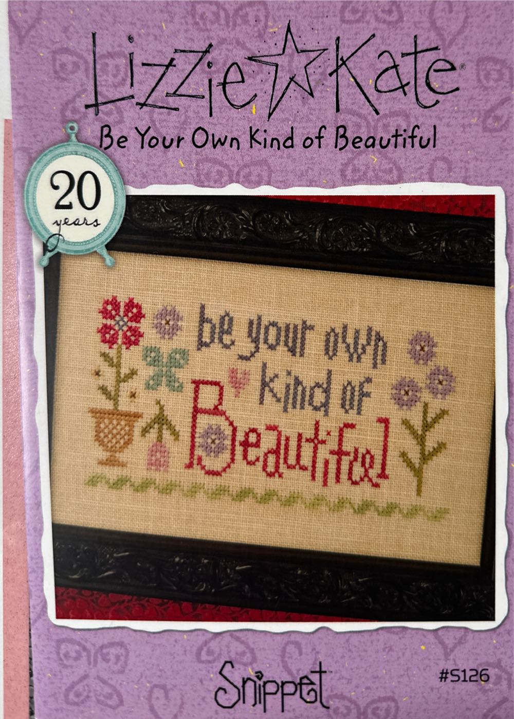Be Your Own Kind Of Beautiful Lizzie Kate Pattern  ornament collectible - Main Image 1
