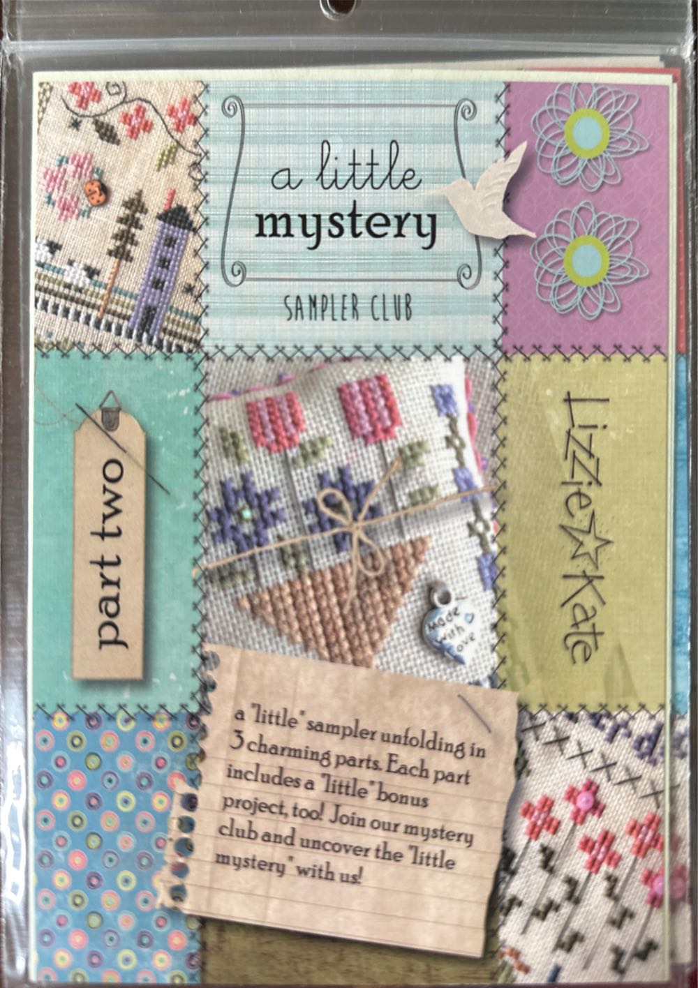 A Little Mystery Sampler Club Lizzie Kate Parts 1-3  ornament collectible - Main Image 2