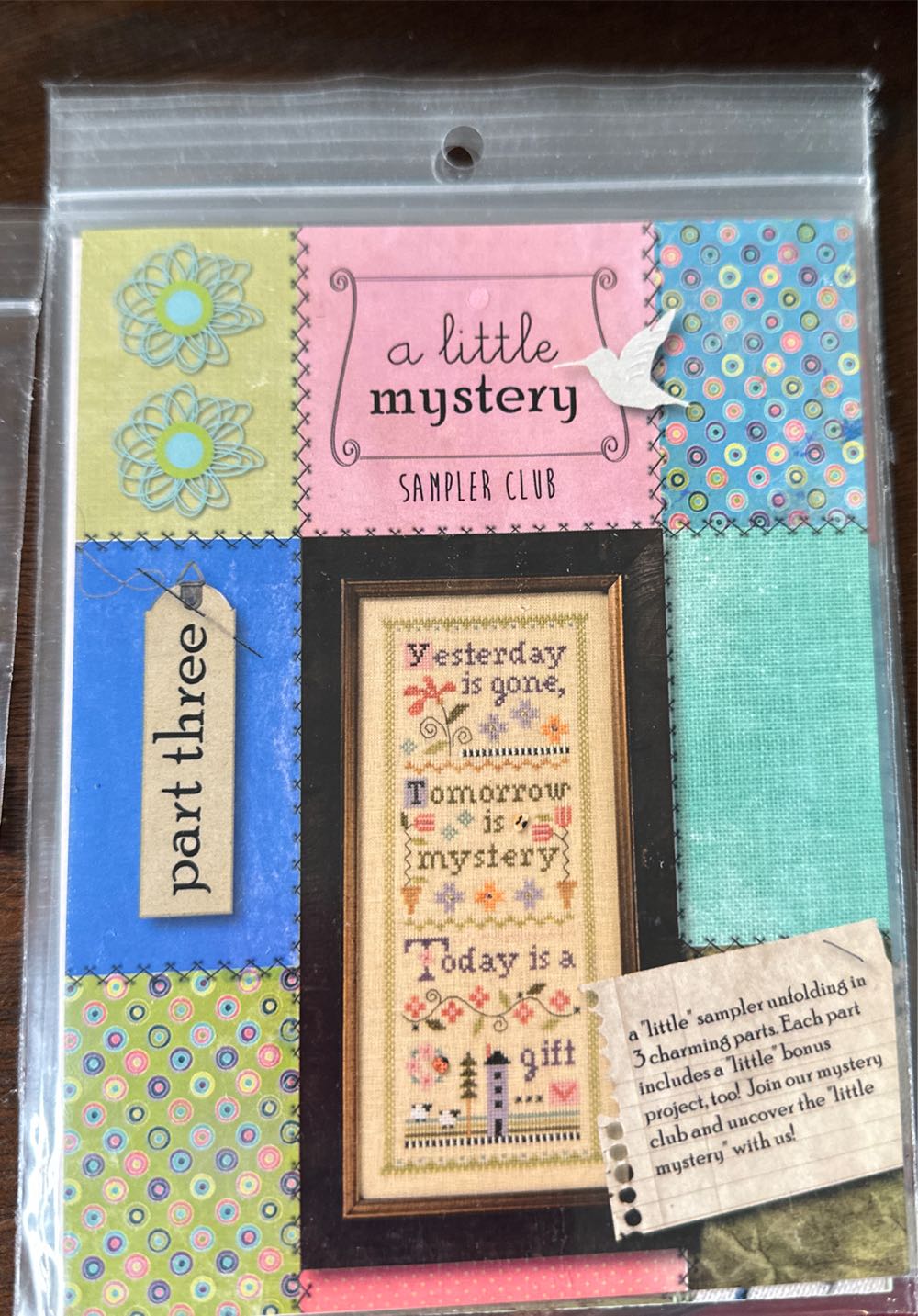A Little Mystery Sampler Club Lizzie Kate Parts 1-3  ornament collectible - Main Image 3