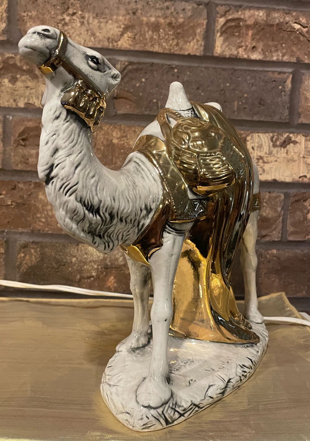 Ceramic - Holland - Nativity - (Set 3) - Animal - Camel - Standing - #574 - Animals (Nativity) ornament collectible - Main Image 3