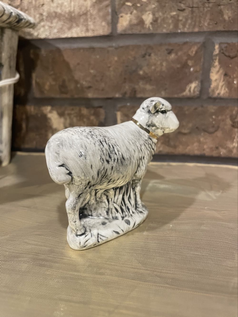 Ceramic - Holland - Nativity - (Set 3) - Animal - Lamb - Standing - #573 - Animals (Nativity) ornament collectible - Main Image 4