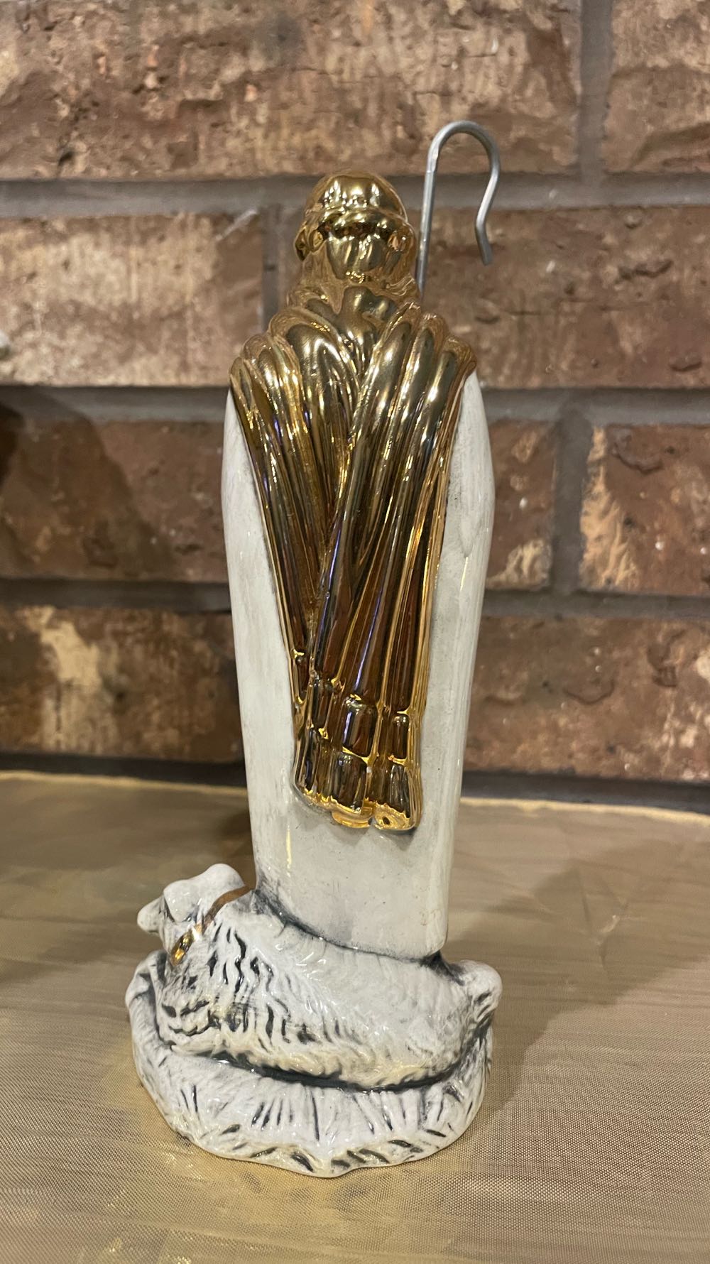 Ceramic - Holland - Nativity - (Set 3) - Shepherd - Standing - With Staff & Dog - #560 - Shepherd (Nativity) ornament collectible - Main Image 3