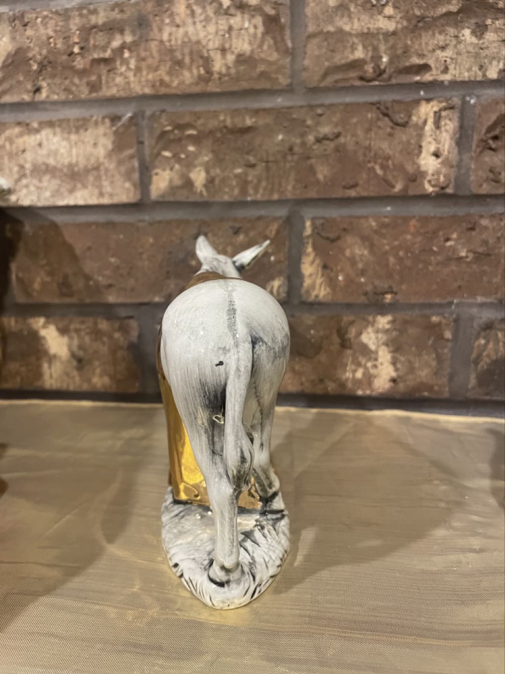 Ceramic - Holland - Nativity - (Set 3) - Animal - Donkey - Standing - #570 - Animals (Nativity) ornament collectible - Main Image 4