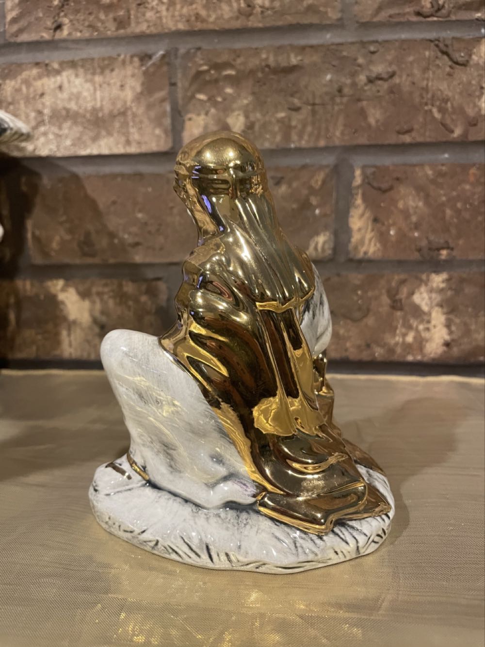 Ceramic - Holland - Nativity - (Set 3) - Shepherd - Kneeling With - Shepherd (Nativity) ornament collectible - Main Image 3