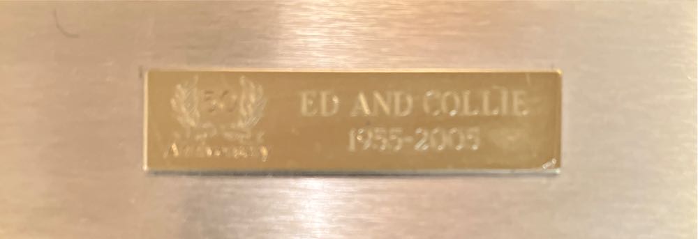 Bulova B1703 Cheryl Table Clock Brass  ornament collectible [Barcode 042429611351] - Main Image 2