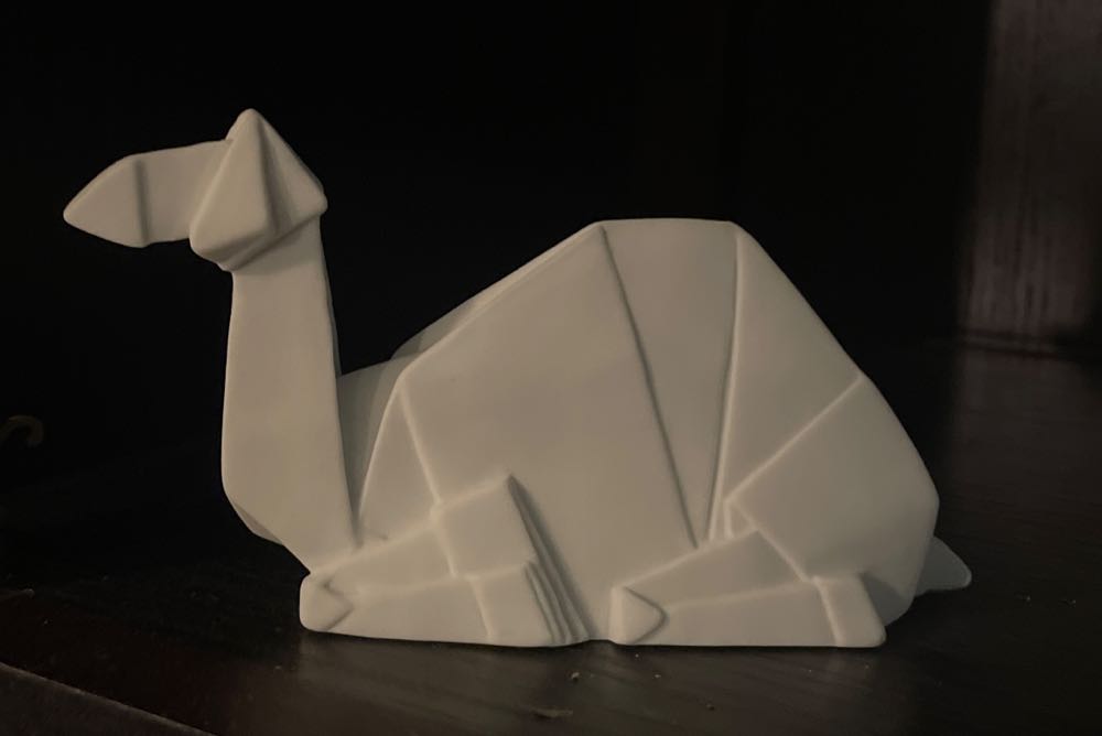 Origami - Nativity - Animal - Camel - Supine - Animals (Nativity) ornament collectible [Barcode 844828058719] - Main Image 3