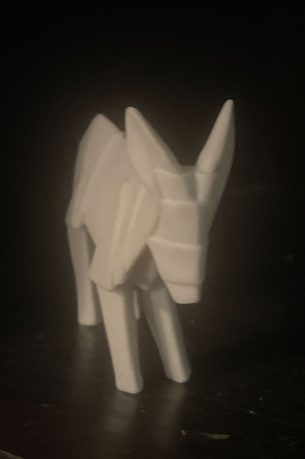 Origami - Nativity - Animal - Donkey - Standing - Animals (Nativity) ornament collectible - Main Image 2