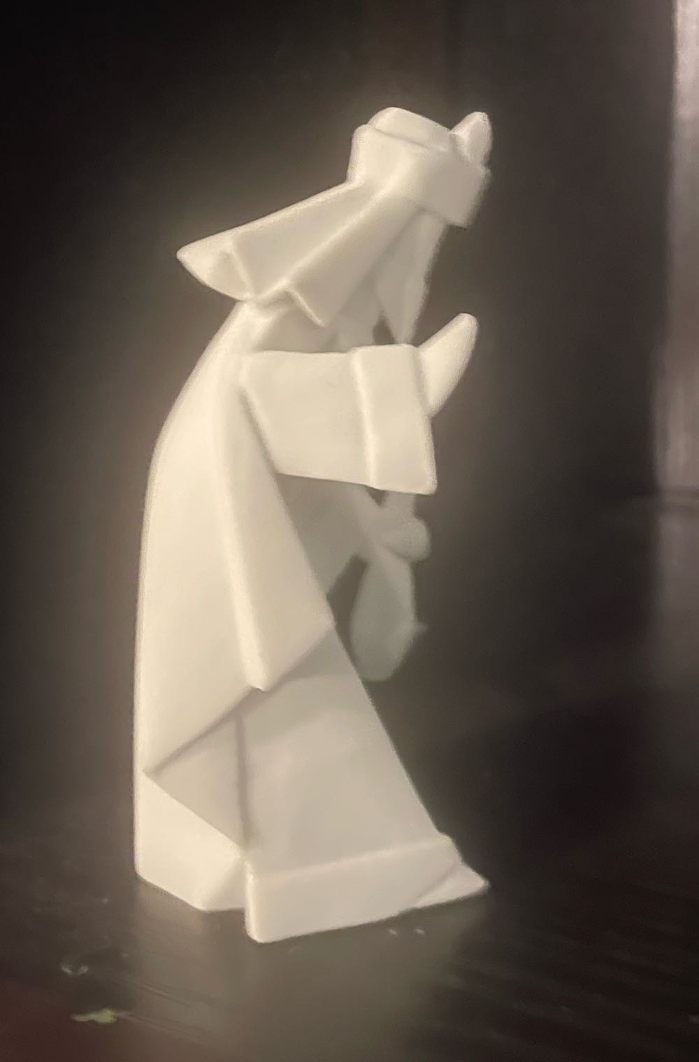 Origami - Nativity - Magi - Standing - Hand Up - Magi (Nativity) ornament collectible - Main Image 3