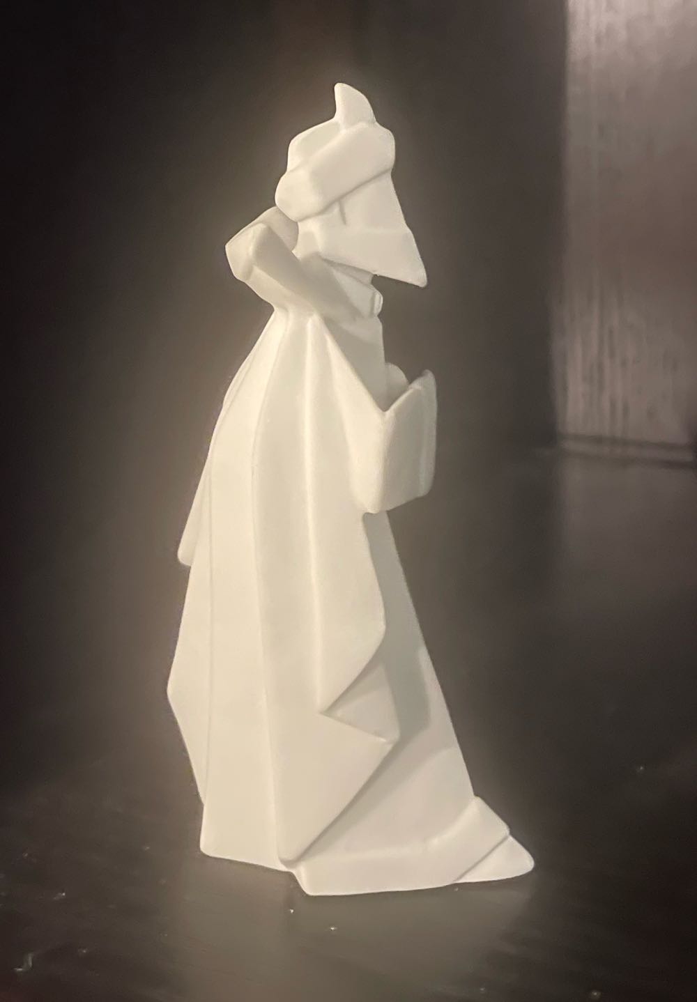 Origami - Nativity - Magi - Standing - Both  Hands On Gift - Magi (Nativity) ornament collectible - Main Image 3